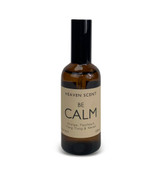 Wholesale, wellbeing range glass bottle room spray, blended with essential oils. Be Calm: Orange, Patchouli, Ylang, Ylang & Neroli