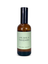Wholesale, Heritage range brown glass bottle room spray, blended with essential oils. Lime, Basil & Mandarin