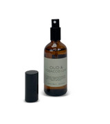 Wholesale, Ceramic range brown glass bottle room & pillow spray, blended with essential oils. Oud & Tobacco Leaf