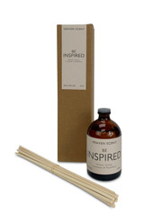 Wholesale, wellbeing 100ml Brown Apothecary Reed Diffuser, blended with essential oils.. Be Inspired: Neroli, citrus, Lavender & Rosemary