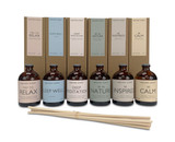 Wholesale, wellbeing 100ml Brown Apothecary Reed Diffuser, blended with essential oils.
