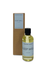 Wholesale, wellbeing range 100ml reed diffuser refill, blended with essential oils. Sleep Well: Lavender