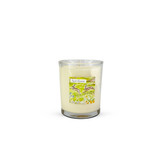 Heaven Scent Illustrated natural, soy (non-paraffin) Candle, wildlife range. Apple Blossom aroma, illustrated with dancing hares.