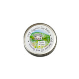 Heaven Scent 10ml Organic Base Lip Balms are made in Britain. They are blended with delicious flavoured oils and Melissa Oils, will beautiful illustrated labels. Aroma: Peaches and Cream, Illustration:  Cottage
