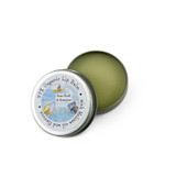 Heaven Scent 10ml Organic Base Lip Balms are made in Britain and blended with flavoured oils and Melissa Oil, with beautiful Coastal illustrated labels. Flavour: Rose Blush & Geranium;  Illustration: Catching Waves