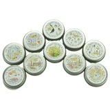 Heaven Scent 10ml Organic Base Lip Balms are made in Britain and blended with flavoured oils and Melissa Oil, with beautiful Spring/Summer illustrated labels.