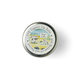Heaven Scent 10ml Organic Base Lip Balms are made in Britain and blended with flavoured oils and Melissa Oil, with beautiful Wildlife illustrated labels. Aroma: Mango & Mint, Illustration: Curlews