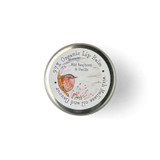Heaven Scent 10ml Organic Base Lip Balms are made in Britain and blended with flavoured oils and Melissa Oil, with beautiful Wildlife illustrated labels. Aroma: Raspberry & Mint, Illustration: Wren