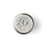 Heaven Scent 10ml Organic Base Lip Balms are made in Britain and blended with flavoured oils and Melissa Oil, with beautiful Wildlife illustrated labels. Aroma: Grapefruit  Juniper, Illustration: Long Tail Tits