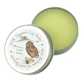 Heaven Scent 10ml Organic Base Lip Balms are made in Britain and blended with flavoured oils and Melissa Oil, with beautiful Winter illustrated labels. Flavour: Vanilla & Rose, Illustration: Little Owl