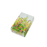 Heaven Scent's new Natural base, triple-milled, cold pressed soaps presented in beautifully illustrated boxes designed by Sarah Pettitt. Aroma: Rose & Patchouli; Illustration: Cottage Garden Flowers