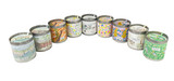 Heaven Scent Natural Soy, Coconut & Rapeseed Candle in a 200ml Tin with an illustrated  label.