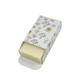 Heaven Scent's new Natural base, triple-milled, cold pressed soaps presented in beautifully illustrated boxes designed by Sarah Pettitt. Aroma: Sea Salt & Spray; Illustration: Seaweed