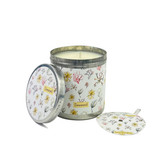 Heaven Scent's new summer range 200ml travel candles are made from natural, vegan, soy and rapeseed wax. Illustrated with: Seaweed and Fragranced with: Sea Salt & Spray