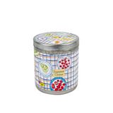 Heaven Scent's new summer range 200ml travel candles are made from natural, vegan, soy and rapeseed wax. Illustrated with: Summer Citrus table and Fragranced with: Limeleaf & Ginger