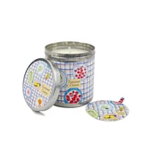 Heaven Scent's new summer range 200ml travel candles are made from natural, vegan, soy and rapeseed wax. Illustrated with: Summer Citrus table and Fragranced with: Limeleaf & Ginger