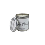 Heaven Scent's new summer range 200ml travel candles are made from natural, vegan, soy and rapeseed wax. Aroma: Vetiver, Amber & Moss