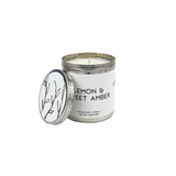 Heaven Scent's new summer range 200ml travel candles are made from natural, vegan, soy and rapeseed wax. Aroma: Lemon & Sweet Amber