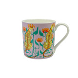 Heaven Scent's Cheetah Bone China Mug for tea, coffee and hot chocolate, perfect to complement our natural candle, reed diffuser and body product ranges.