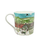 Heaven Scent's Greenhouse Bone China Mug for tea, coffee and hot chocolate, perfect to complement our natural candle, reed diffuser and body product ranges.
