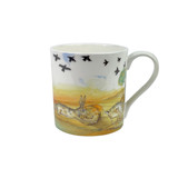 Heaven Scent's Jumping Hares Bone China Mug for tea, coffee and hot chocolate, perfect to complement our natural candle, reed diffuser and body product ranges.