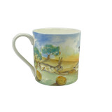 Heaven Scent's Jumping Hares Bone China Mug for tea, coffee and hot chocolate, perfect to complement our natural candle, reed diffuser and body product ranges.