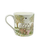 Heaven Scent's Herb Garden Bone China Mug for tea, coffee and hot chocolate, perfect to complement our natural candle, reed diffuser and body product ranges.