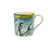 Heaven Scent's Long-Tailed Tits Bone China Mug for tea, coffee and hot chocolate, perfect to complement our natural candle, reed diffuser and body product ranges.