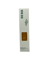 Heaven Scent’s Green Botanical hand-dipped incense inspired by the ancient knowledge of plants and beliefs that surround them. Aroma: Herb