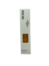 Heaven Scent’s Green Botanical hand-dipped incense inspired by the ancient knowledge of plants and beliefs that surround them. Aroma: Herb