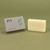 Heaven Scent’s Green Botanical stamped natural soap inspired by the ancient knowledge of plants and beliefs that surround them. Aroma: Ivy