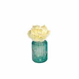 Heaven Scent's Green/Blue Green House Glass Bottle for diffuser liquid, decoration and flower posies.