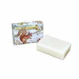 Heaven Scent's new Natural base, triple-milled, cold pressed soaps presented in beautifully illustrated boxes designed by Sarah Pettitt. Aroma: Amber & Tonka Bean; Illustration: Frosty Morning (Red Squirrel) Heaven Scent's new Natural base, triple-milled, cold pressed soaps presented in beautifully illustrated boxes designed by Sarah Pettitt. Aroma: Amber & Tonka Bean; Illustration: Frosty Morning (Red Squirrel)