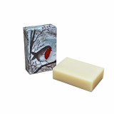 Heaven Scent's new Natural base, triple-milled, cold pressed soaps presented in beautifully illustrated boxes designed by Sarah Pettitt. Aroma: Plum Pudding; Illustration: Robin Heaven Scent's new Natural base, triple-milled, cold pressed soaps presented in beautifully illustrated boxes designed by Sarah Pettitt. Aroma: Plum Pudding; Illustration: Robin