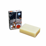 Heaven Scent's new Natural base, triple-milled, cold pressed soaps presented in beautifully illustrated boxes designed by Sarah Pettitt. Aroma: Pumpkin Spice; Illustration: Fox & Pumpkins