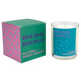 Heaven Scent Modern Botanical natural, soy, vegan 20cl votive candle poured in Wiltshire. Aroma: Holiday Hoopla, Nutmeg, Warm Ginger