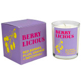 Heaven Scent Modern Botanical natural, soy, vegan 20cl votive candle poured in Wiltshire. Aroma: BERRYLICIOUS, RED-BERRIES-PLUM-ORANGE-PATCHOULI