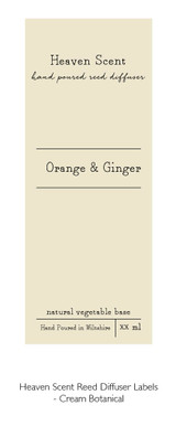 Heaven Scent Hand-poured reed diffuser in a range of 8 different coloured ceramic bottles, available in a range of 90 aromas.