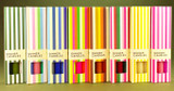 Heaven Scent's UK-made vegan artisan dinner candles in carefully curated themed boxes, each holding 6 beautifully coloured straight candles.