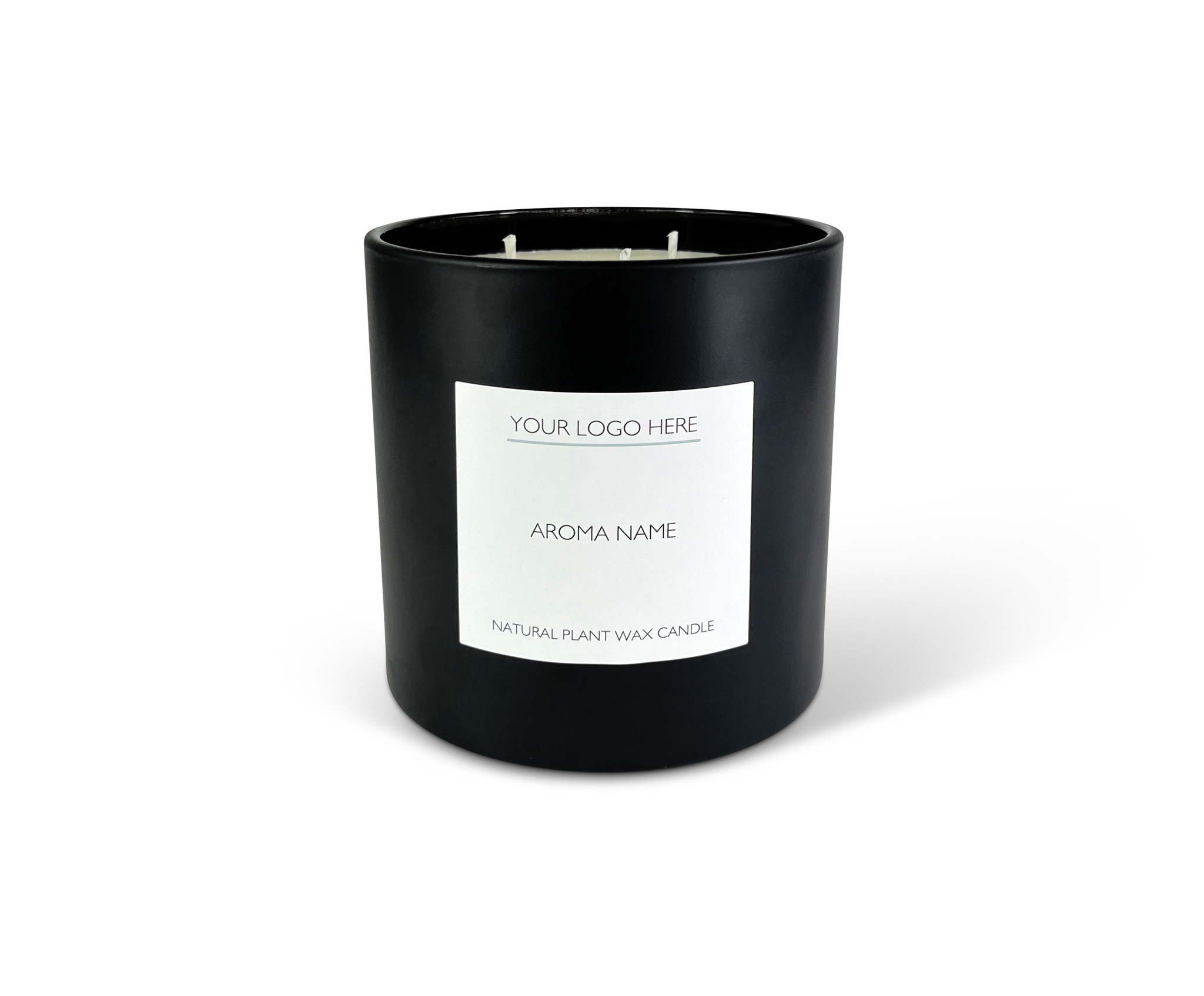 3-wick-12x12cm-matt-black-glass-candle-plain-box-heaven-scent-wholesale