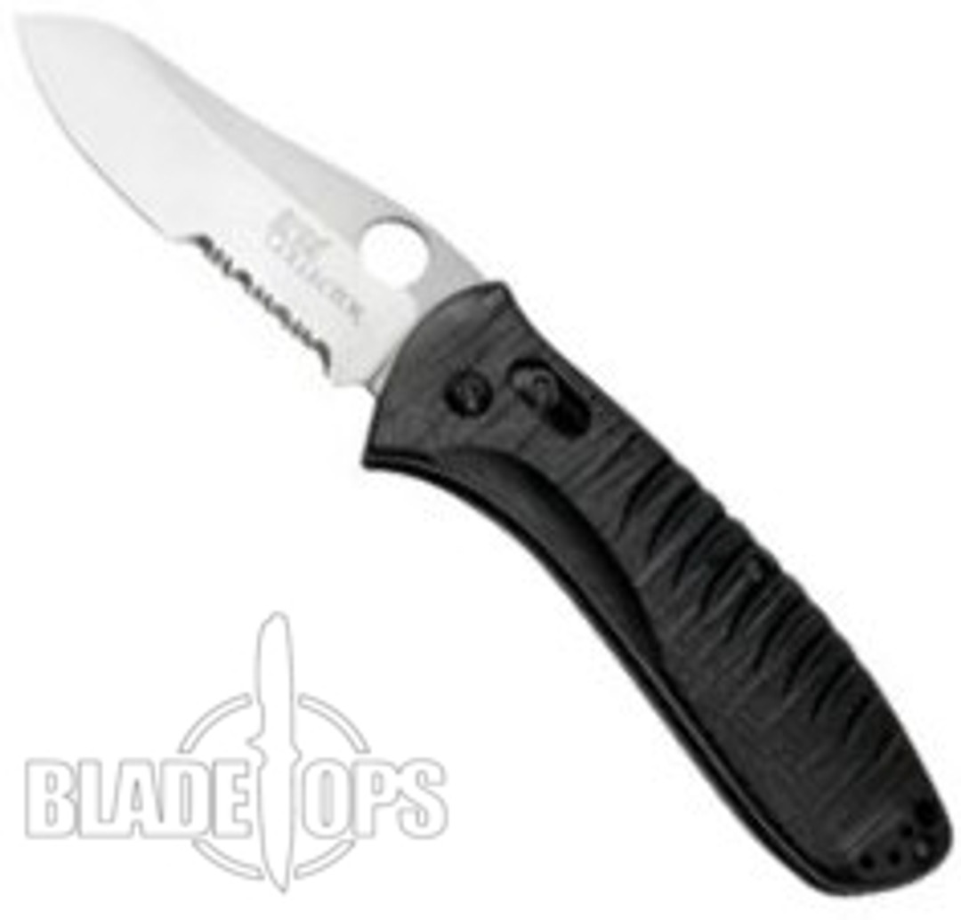 Benchmade Bone Collector 15020S AXIS Folding Knife, Combo, Black G10