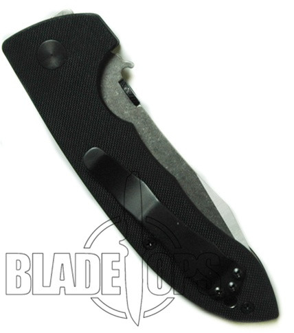 Emerson Knives Horseman, Manual Knife, G10, Satin Finish Blade, Plain Edge, Mini-CQC-8