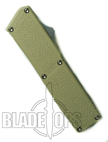 Lightning Double Action OTF, Taiwanese Version, Tan, Part Serrated