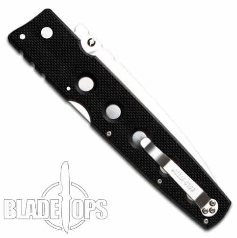Cold Steel Hold Out I Folder Knife, Serrated Edge, 11HXLS