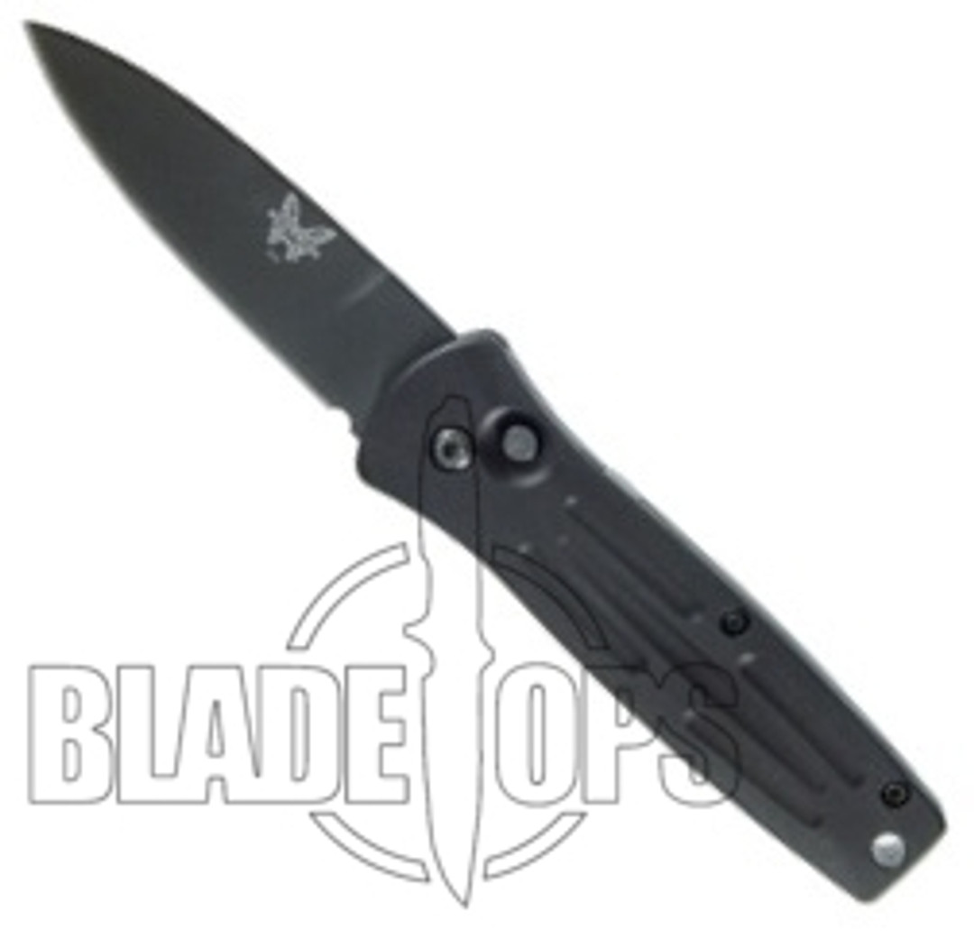 Benchmade, Mel Pardue Auto, Plain Edge, Black Blade