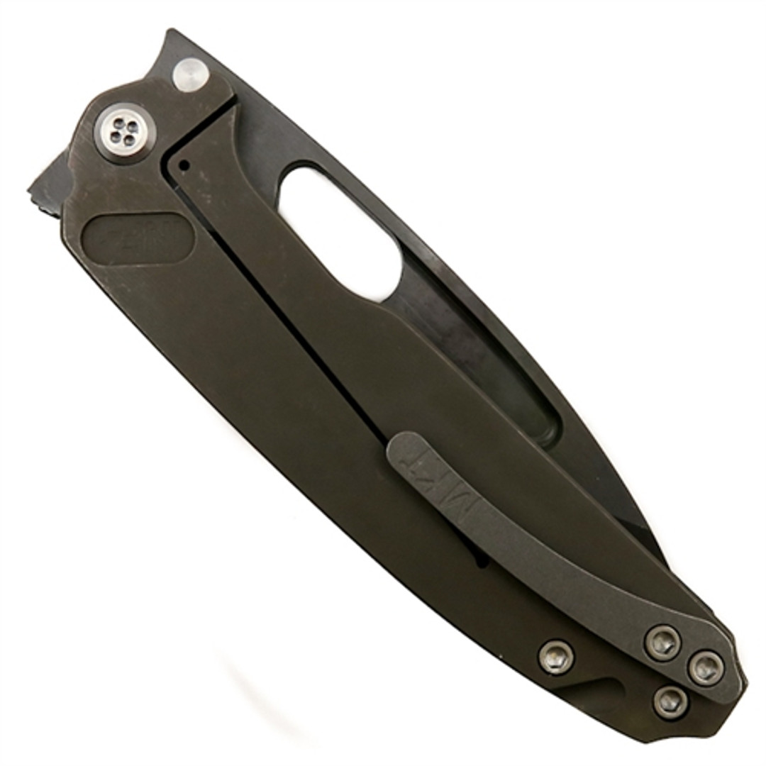 Medford Knife & Tool MK31DV-05AN Infraction Carbon Fiber/Titanium Folder Knife, D2 Vulcan Blade
