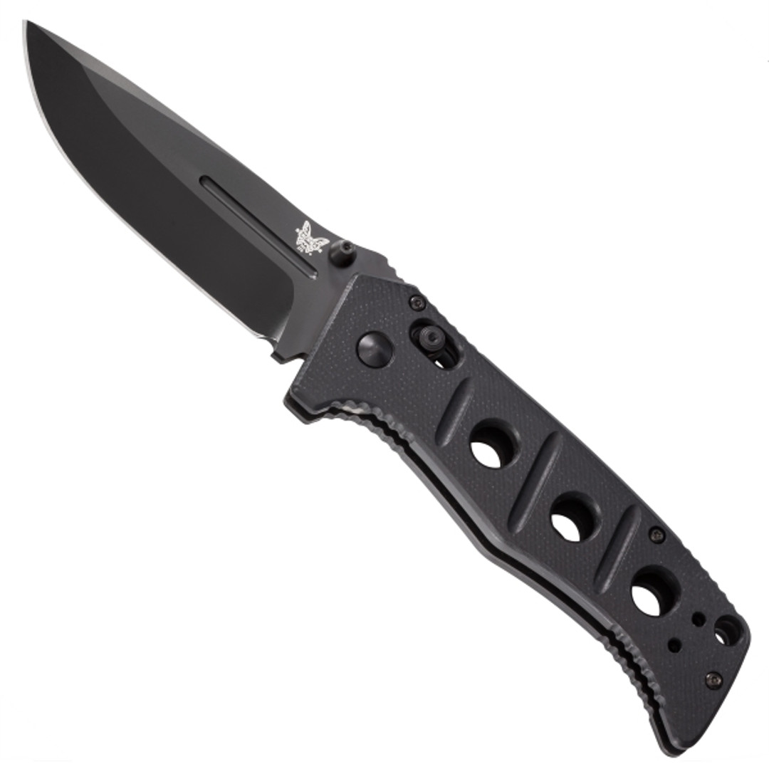 Benchmade 275BK Adamas Folder Knife, D2 Black Blade