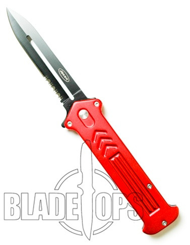Red Joker Spring Assist Tactical Knife, Side Open, P/S, Large