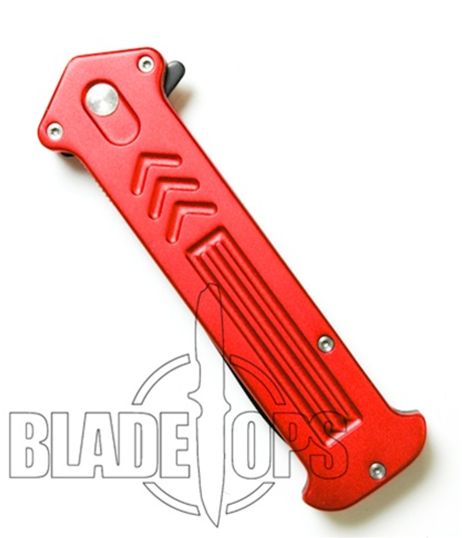 Red Joker Spring Assist Tactical Knife, Side Open, P/S, Large