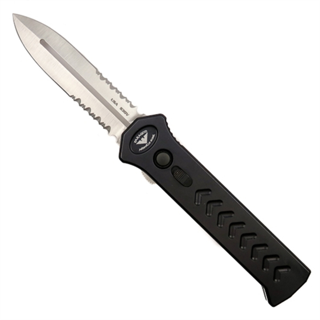 Paragon PARA-XD D/E OTF Auto Knife, CPM-S30V Satin Combo Blade